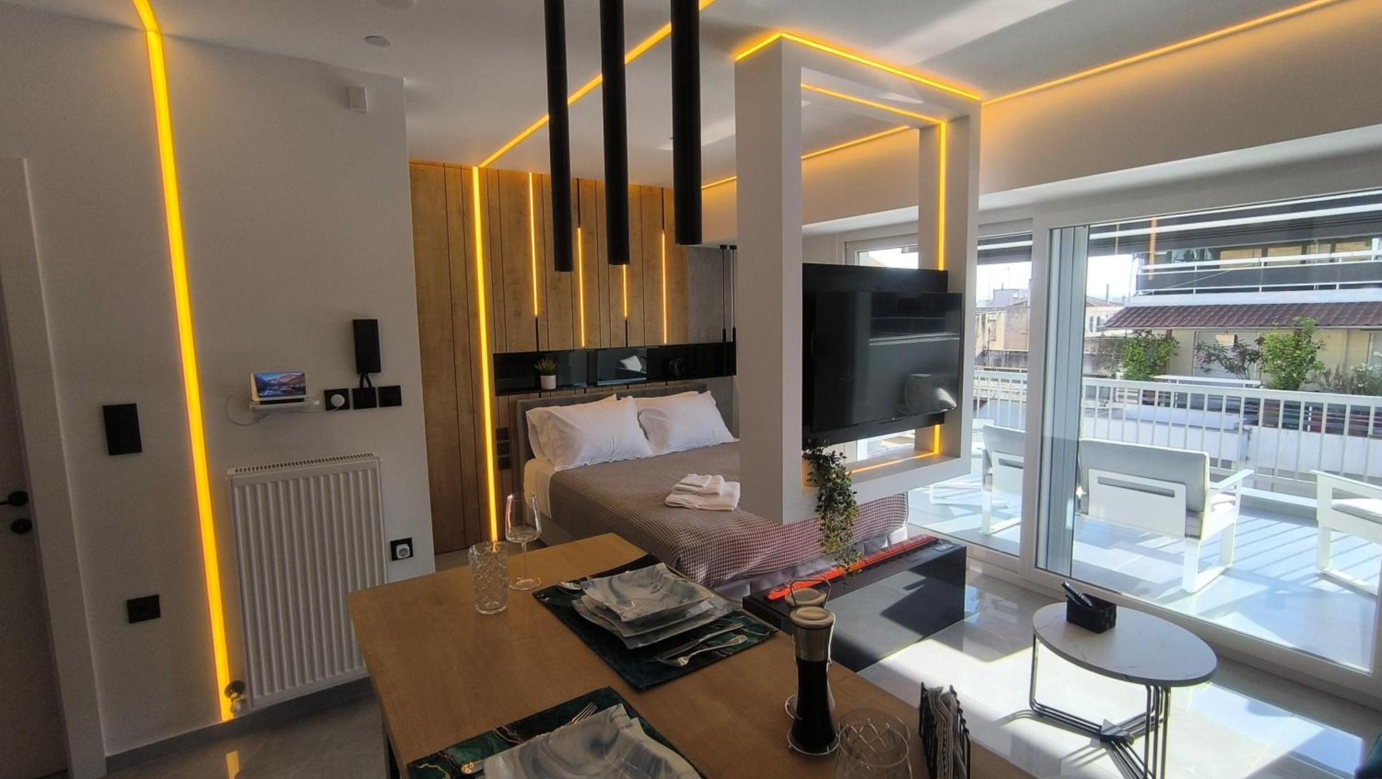 Larisa Absolute Suites, Sky View Smart Home Exterior photo